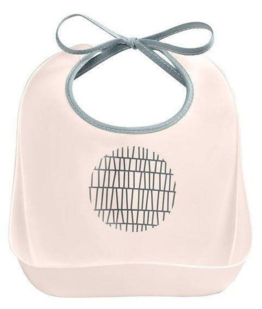 Beaba Śliniak Treningowy z Kieszonką Pink