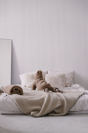 Zaffiro Nevada Kombinezon Wełniany Dla Dzieci 74/80 Brown