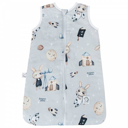 Bonjour Cherie Bambusowy Śpiworek Niemowlaka Mały 40x60 cm Królik Astronom