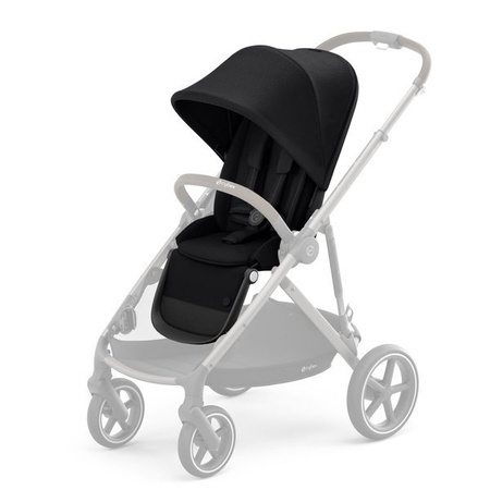 Cybex Siedzisko Do Wózka Gazelle S Deep Black rama Taupe