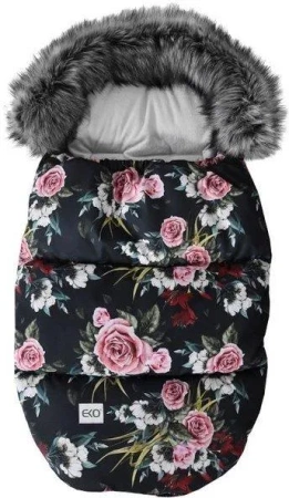 EKO Śpiworek Mały SP-35 Czarne Róże