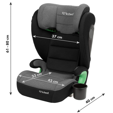 Kidwell Weston Fotelik Samochodowy 15-36kg Grey / Black