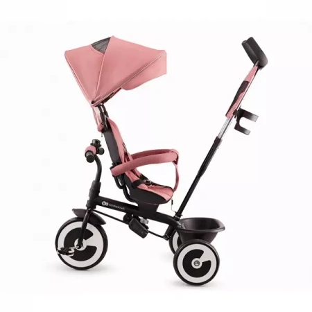 Kinderkraft Aston Rowerek Trójkołowy Spacerówka Rose Pink