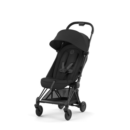 Cybex Coya Wózek Spacerowy Rama Matt Black Sepia Black + Cybex Coya Moskitiera Black