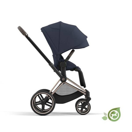 Cybex Conscious Green Leaf Priam 4.0 Tapicerka Siedziska Eco Dark Navy