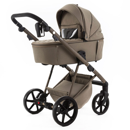 Adamex Delta Natura 4 Wózek Głęboko-Spacerowy Taupe