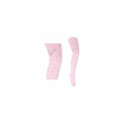 Yoclub! Rajstopy Mikrofibra 20DEN Pudrowy Róż Mysz 92-98