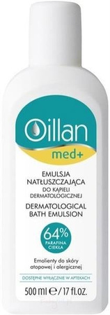 Oillan Emulsja Natłuszczająca Do Kąpieli Dermatologicznej 500 Ml