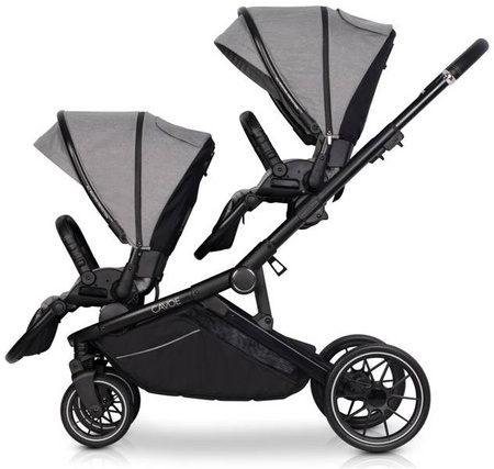 Cavoe Avec Wózek Spacerowy Bliźniaczy Frost