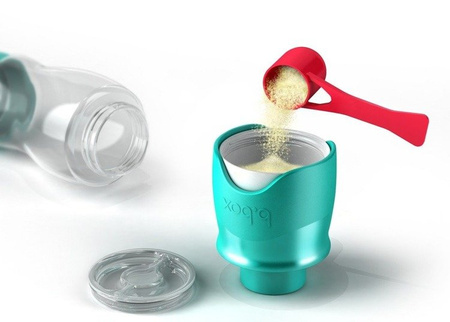 B.Box Butelka dla niemowląt z dozownikiem 240 ml Zielony