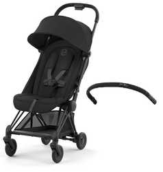 Cybex Coya Wózek Spacerowy Rama Matt Black Sepia Black + Pałąk do Wózka