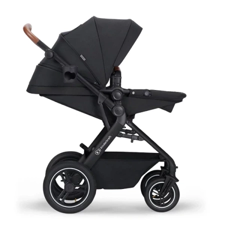 Kinderkraft B-Tour Mink Pro Wózek Głęboko-Spacerowy + Fotelik 0-13 kg Zestaw 3w1 Black