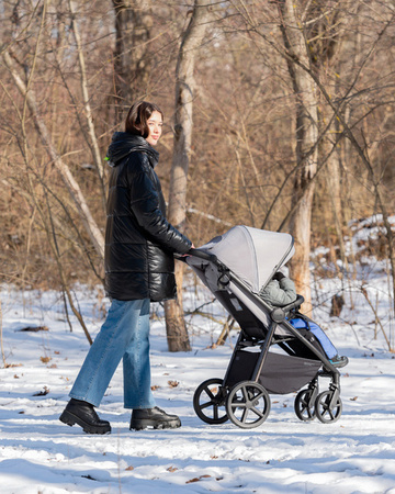 Carrello Bravo Plus 2023 Wózek Spacerowy Storm Grey