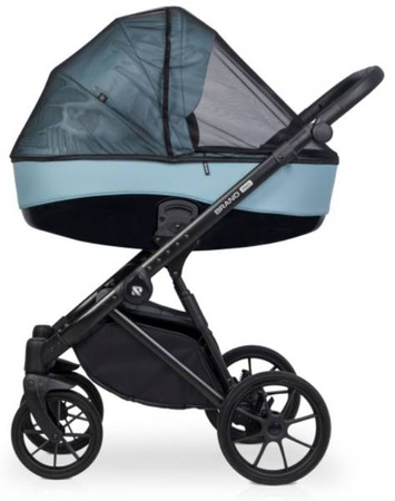 Riko Brano Pro Wózek Głęboko-Spacerowy 2w1 Crystal Blue