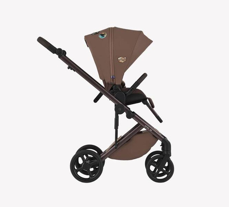 Anex Eli Wózek Głęboko-Spacerowy Wander + Cybex Aton B2 i-Size Fotelik Samochodowy 0-13kg + Baza One Volcano Black