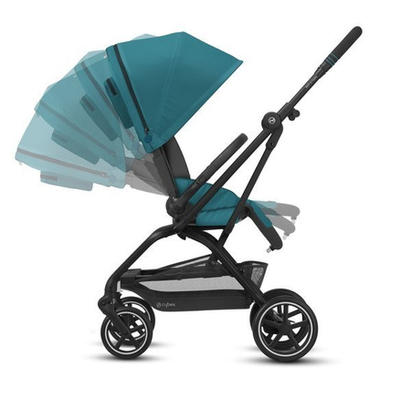 Cybex Eezy S Twist + Plus 2 Wózek Spacerowy Magnolia Pink - Czarna Rama