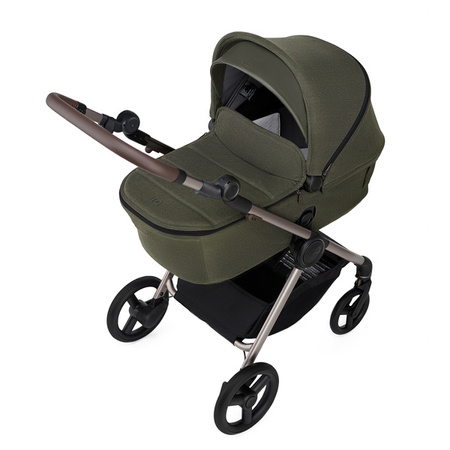 Anex IQ Premium New Transfarmation Wózek Głęboko-Spacerowy Richi + Cybex Aton B2 i-Size Fotelik Samochodowy 0-13kg + Baza One Volcano Black