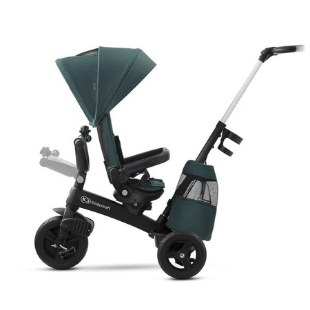 Kinderkraft EASYTWIST - Rowerek trójkołowy Midnight Green