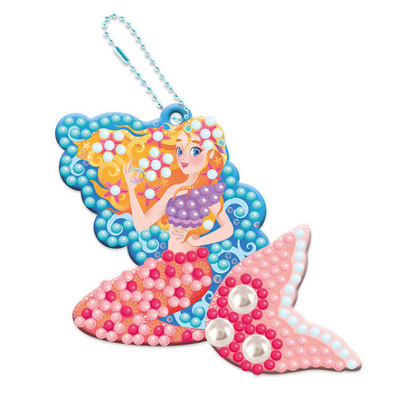 Janod Zestaw kreatywny do tworzenia breloczków Malowanie diamentami Magiczny ocean 7+