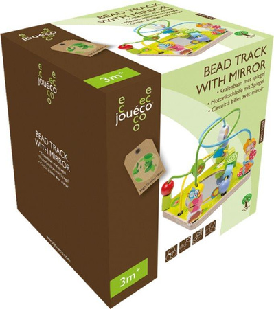 Joueco Drewniany labirynt logiczny z lusterkiem