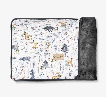 Albero Mio Kocyk Pluszowy Skandynawski Las F002