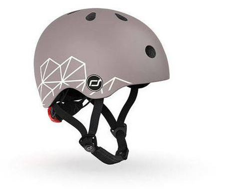 Scootandride Kask XXS-S Dla dzieci 1-5 Lat Brown Lines