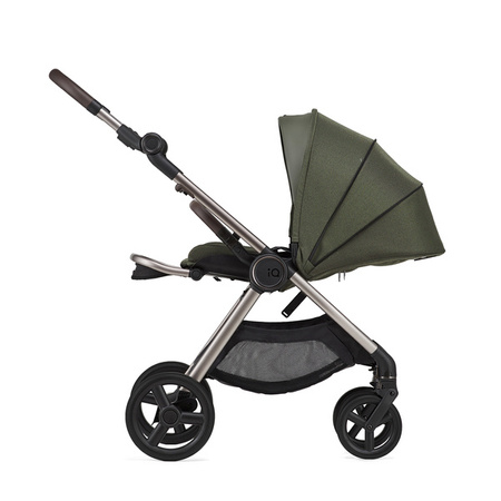 Anex IQ Premium New Transfarmation Wózek Głęboko-Spacerowy Richi + Cybex Aton B2 i-Size Fotelik Samochodowy 0-13kg + Baza One Volcano Black