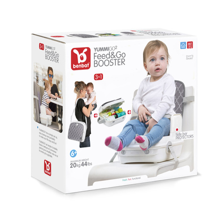 Benbat Walizeczka i Krzesełko 3w1 YummiGo - szara