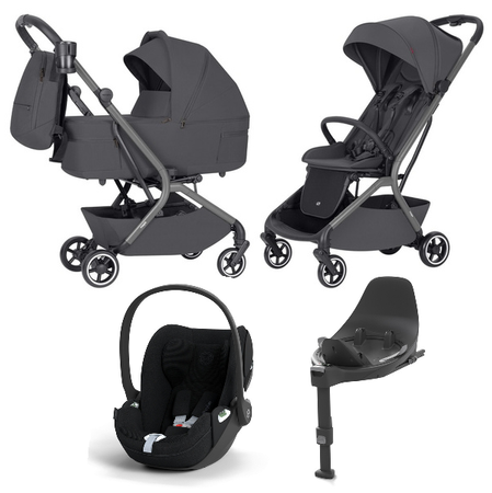 Carrello Magia CRL-6555 Wózek Głęboko-Spacerowy 2w1 + Cybex Cloud T I-Size Plus Fotelik Samochodowy + Baza T