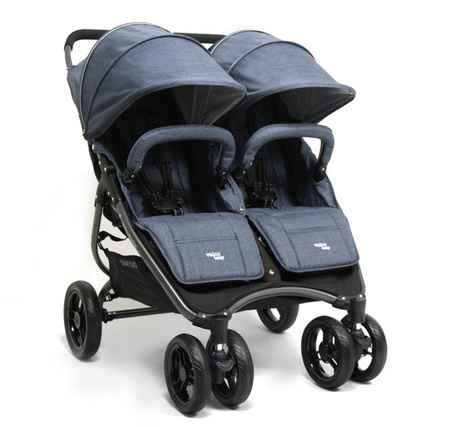 Valco Snap Duo Tailor Made Wózek Spacerowy Bliźniaczy Denim 03