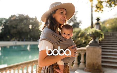 Boba WRAP Chusta Do Noszenia Dziecka - Czarny