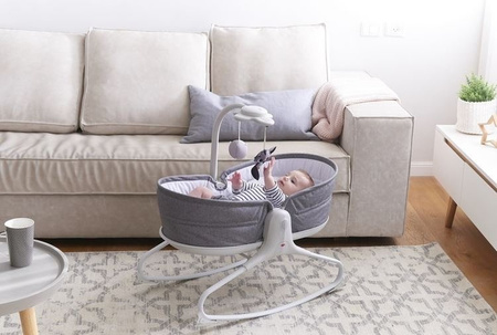 Tiny Love Wielofunkcyjny Leżaczek-Bujaczek z Funkcją Krzesełka 3w1 Grey