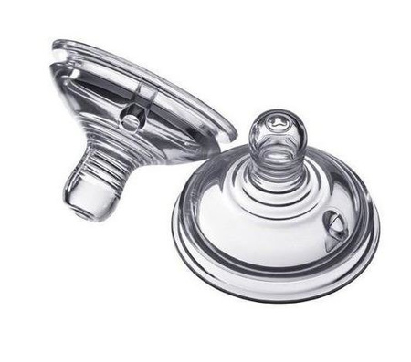 Tommee Tippee Smoczek Silikonowy Do Butelki 2szt. 0+ Wolny Przepływ
