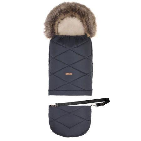 Zaffiro Regulowany Śpiwór z Torbą GrowUP Aspen 0-36m Anthracite