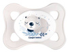 Canpol babies Smoczek silikonowy 0-2m symetryczny MINI 2szt. Grey