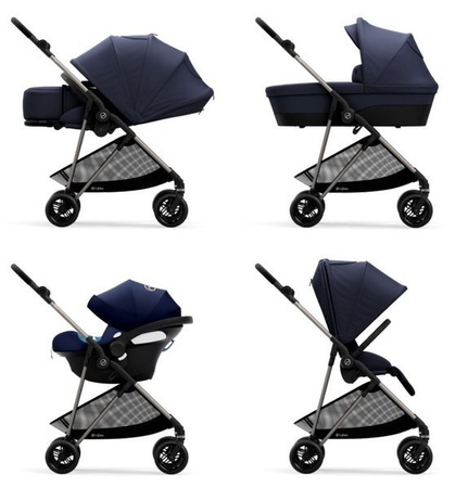 Cybex Melio 2.0 Wózek Spacerowy Navy Blue