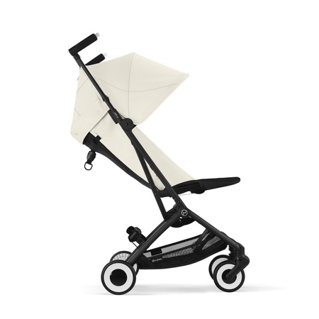 Cybex Libelle 2025 Wózek Spacerowy Rama Black Canvas White + Cybex Pałąk