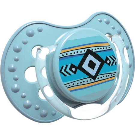 Lovi Dynamiczny Smoczek Uspokajający 6-18m Silikonowy 2szt. 22/857 Indian Summer Boy