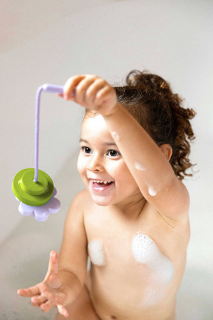 QUUT Zestaw piankowych naklejek do kąpieli z wędką Frog pond