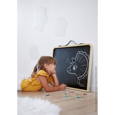 Janod Dwustronna Tablica Ścienna z Akcesoriami 3+