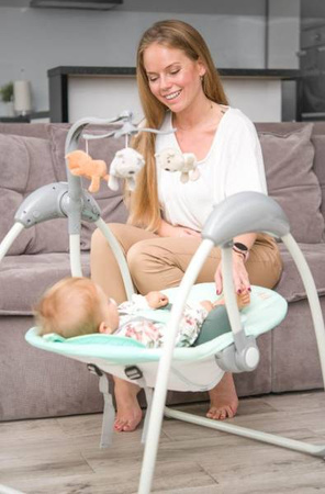 Caretero Loop Huśtawka Elektryczna Mint