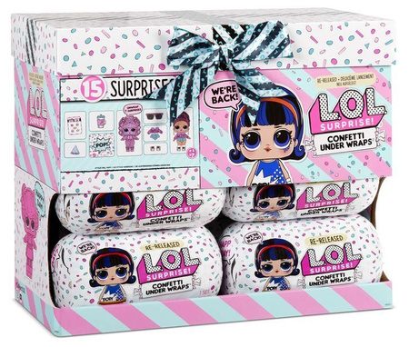 L.O.L lol LOL Laleczka Surprise Confetti Under Wraps PDQ 571469