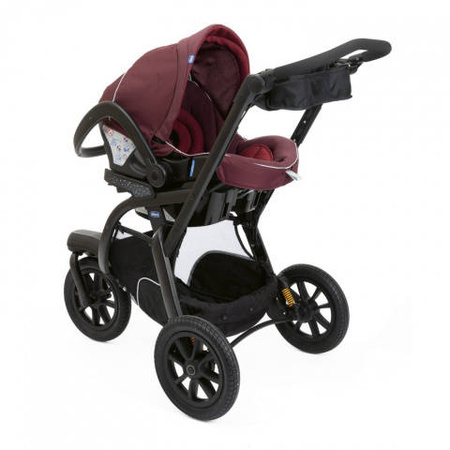 Chicco Trio Activ3 Wózek Wielofunkcyjny 3w1 Burgundy