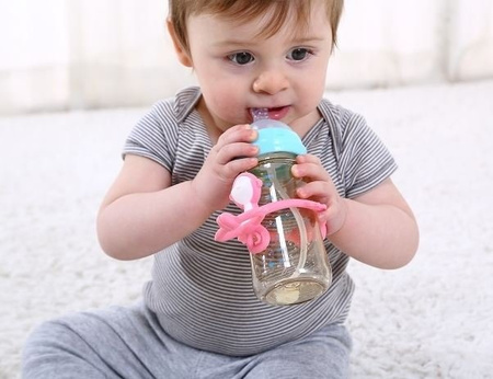 Mombella Gryzak Zabawka Małpka Yellow