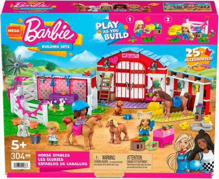 Mega Construx Barbie Stajnia HDJ87