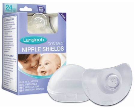 Lansinoh Nipple Shields Osłonki Laktacyjne 24 mm