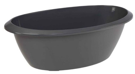 Luma Zestaw Kąpielowy 8 Elementów Wanienka i Akcesoria Dark Grey