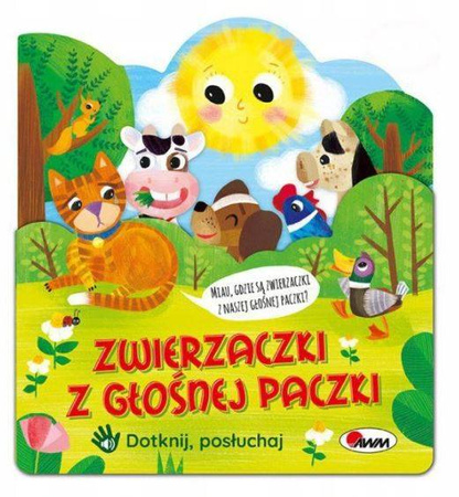 Książka Sensoryczna Zwierzaczki z Paczki