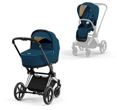 Cybex Priam 4.0 Wózek Spacerowy Mountain Blue