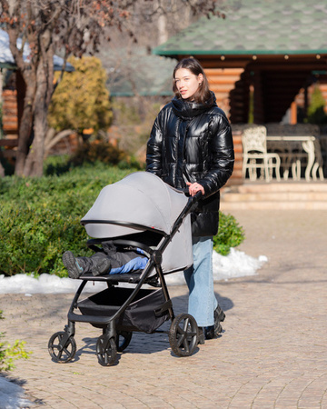 Carrello Bravo Plus 2023 Wózek Spacerowy Mist Grey